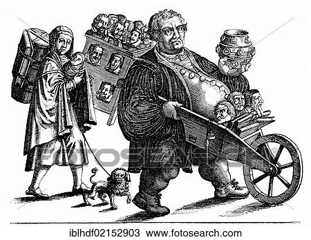 Historical illustration from the 19th Century, caricature of Martin Luther and his wife View Large Photo Image Stock Image - Historical illustration from the 19th Century, caricature of Martin Luther and his wife. Fotosearch