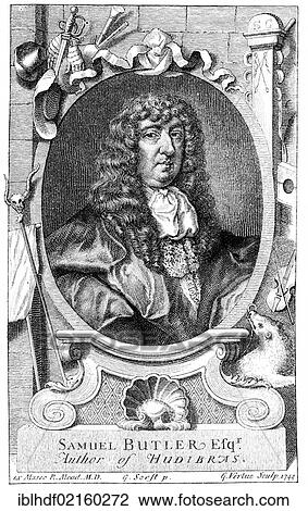 Historical illustration from the 19th Century, portrait of Samuel Butler, 1612 - 1680, an English poet View Large Photo Image Stock Image - Historical illustration from the 19th Century, portrait of Samuel Butler, 1612 - 1680, an English poet. Fotosearch