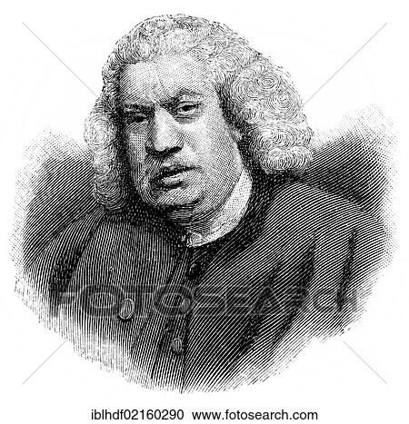 Historical illustration from the 19th Century, portrait of Samuel Johnson, 1709 - 1784, an English scholar, writer, poet and critic View Large Photo Image Stock Image - Historical illustration from the 19th Century, portrait of Samuel Johnson, 1709 - 1784, an English scholar, writer, poet and critic. Fotosearch