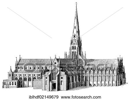 Historical illustration from the 19th Century, depiction of the 17th Century predecessor of St Paul's Cathedral, a cathedral in London, England, United Kingdom, Europe View Large Photo Image Stock Photo - Historical illustration from the 19th Century, depiction of the 17th Century predecessor of St Paul's Cathedral, a cathedral in London, England, United Kingdom, Europe. Fotosearch