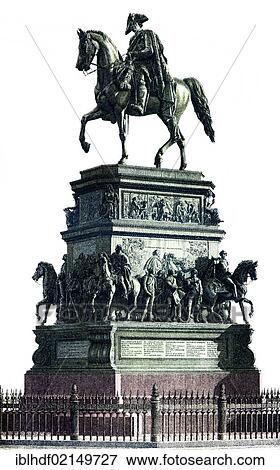 Historical illustration from the 19th Century, equestrian statue of Frederick the Great, Unter den Linden, Berlin, Germany, Europe View Large Photo Image Stock Photo - Historical illustration from the 19th Century, equestrian statue of Frederick the Great, Unter den Linden, Berlin, Germany, Europe. Fotosearch