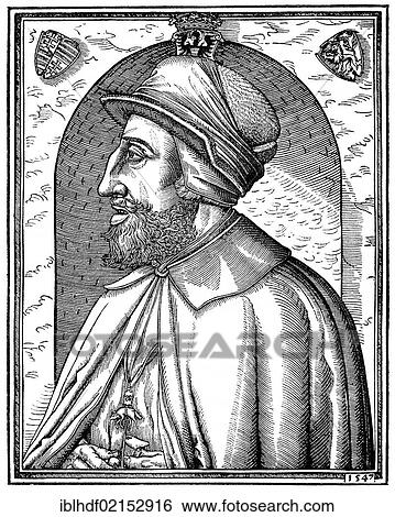Historical illustration from the 19th Century, portrait of Ferdinand I, 1503 - 1564, from the Dynasty of Habsburg, Emperor of the Holy Roman Empire View Large Photo Image Stock Photograph - Historical illustration from the 19th Century, portrait of Ferdinand I, 1503 - 1564, from the Dynasty of Habsburg, Emperor of the Holy Roman Empire. Fotosearch