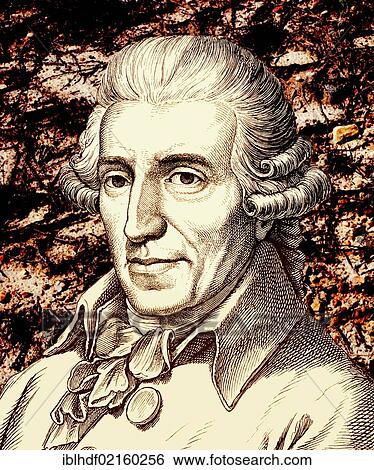 Historical illustration from the 19th Century, portrait of Franz Joseph Haydn, 1732 - 1809, an Austrian composer and leading representative of the Viennese Classical View Large Photo Image Stock Photograph - Historical illustration from the 19th Century, portrait of Franz Joseph Haydn, 1732 - 1809, an Austrian composer and leading representative of the Viennese Classical. Fotosearch