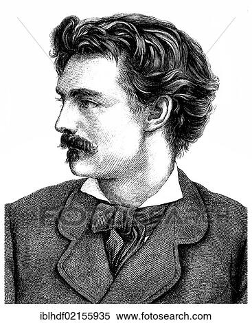 Historical illustration from the 19th century, portrait of Anselm Feuerbach, 1829 - 1880, a German painter View Large Photo Image Stock Photography - Historical illustration from the 19th century, portrait of Anselm Feuerbach, 1829 - 1880, a German painter. Fotosearch