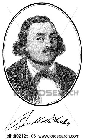 Historical print, 1844, portrait of Berthold Auerbach or Moses Baruch Auerbacher, 1812 - 1882, a German writer, from Bildatlas zur Geschichte der Deutschen Nationalliteratur, the Illustrated Atlas of the History of German National Literature, by... View Large Photo Image Stock Photograph - Historical print, 1844, portrait of Berthold Auerbach or Moses Baruch Auerbacher, 1812 - 1882, a German writer, from Bildatlas zur Geschichte der Deutschen Nationalliteratur, the Illustrated Atlas of the History of German National Literature, by.... Fotosearch