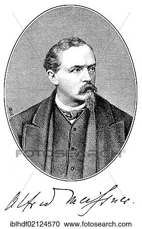 Historical print, 1872, portrait of Alfred Meissner, 1822 - 1885, an Austrian writer, from Bildatlas zur Geschichte der Deutschen Nationalliteratur, Illustrated Atlas of the History of German National Literature, by Gustav Koennecke, 1887 View Large Photo Image Stock Image - Historical print, 1872, portrait of Alfred Meissner, 1822 - 1885, an Austrian writer, from Bildatlas zur Geschichte der Deutschen Nationalliteratur, Illustrated Atlas of the History of German National Literature, by Gustav Koennecke, 1887. Fotosearch