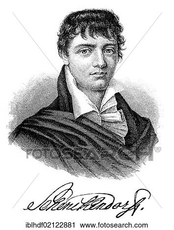 Historical print, engraving, portrait of Gottlob Ferdinand Maximilian Gottfried von Schenkendorf or Schenkendorff, 1783-1817, German writer, from Bildatlas zur Geschichte der Deutschen Nationalliteratur, von Gustav Koennecke, picture atlas, 1887 View Large Photo Image Stock Image - Historical print, engraving, portrait of Gottlob Ferdinand Maximilian Gottfried von Schenkendorf or Schenkendorff, 1783-1817, German writer, from Bildatlas zur Geschichte der Deutschen Nationalliteratur, von Gustav Koennecke, picture atlas, 1887. Fotosearch