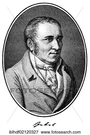 Stock Photo - Historical print, engraving, portrait of Johann Peter Hebel, 1760-1826, German speaking poet, Protestant theologian and educator, Alemmanic dialect poet, from Bildatlas zur Geschichte der Deutschen Nationalliteratur by Gustav Koennecke, picture atlas,.... Fotosearch