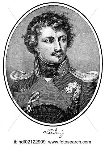 Historical print, engraving, portrait of Ludwig I, King of Bavaria, 1786-1868, German prince of the House of Wittelsbach, from Bildatlas zur Geschichte der Deutschen Nationalliteratur, von Gustav Koennecke, picture atlas, 1887 View Large Photo Image Stock Photo - Historical print, engraving, portrait of Ludwig I, King of Bavaria, 1786-1868, German prince of the House of Wittelsbach, from Bildatlas zur Geschichte der Deutschen Nationalliteratur, von Gustav Koennecke, picture atlas, 1887. Fotosearch