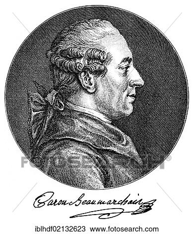 Historical print from the 19th Century, portrait of Pierre-Augustin Caron de Beaumarchais, 1732 - 1799, a French entrepreneur and writer View Large Photo Image Stock Image - Historical print from the 19th Century, portrait of Pierre-Augustin Caron de Beaumarchais, 1732 - 1799, a French entrepreneur and writer. Fotosearch