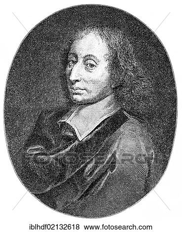 Historical print from the 19th Century, portrait of Blaise Pascal, 1623 - 1662, a French mathematician, physicist, writer and Catholic philosopher View Large Photo Image Stock Photo - Historical print from the 19th Century, portrait of Blaise Pascal, 1623 - 1662, a French mathematician, physicist, writer and Catholic philosopher. Fotosearch