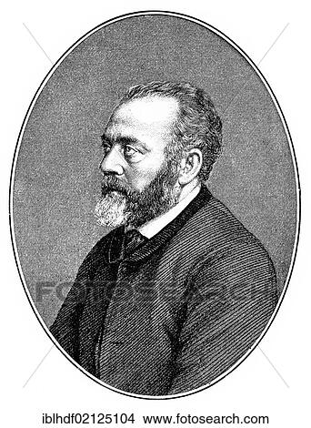 Historical print, portrait of Berthold Auerbach or Moses Baruch Auerbacher, 1812 - 1882, a German writer, from Bildatlas zur Geschichte der Deutschen Nationalliteratur, the Illustrated Atlas of the History of German National Literature, by Gustav... View Large Photo Image Picture - Historical print, portrait of Berthold Auerbach or Moses Baruch Auerbacher, 1812 - 1882, a German writer, from Bildatlas zur Geschichte der Deutschen Nationalliteratur, the Illustrated Atlas of the History of German National Literature, by Gustav.... Fotosearch