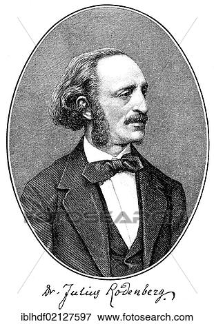 Historical print, portrait of Julius Rodenberg or Julius Levy, 1831 - 1914, a German journalist and writer, from the Illustrated History of German National Literature, by Gustav Koennecke, 1887 View Large Photo Image Stock Photo - Historical print, portrait of Julius Rodenberg or Julius Levy, 1831 - 1914, a German journalist and writer, from the Illustrated History of German National Literature, by Gustav Koennecke, 1887. Fotosearch