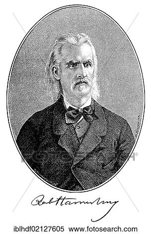 Historical print, portrait of Robert Hamerling or Rupert Johann Hammerling, 1830 - 1889, Austrian poet and writer, from the Illustrated History of German National Literature, by Gustav Koennecke, 1887 View Large Photo Image Stock Photography - Historical print, portrait of Robert Hamerling or Rupert Johann Hammerling, 1830 - 1889, Austrian poet and writer, from the Illustrated History of German National Literature, by Gustav Koennecke, 1887. Fotosearch