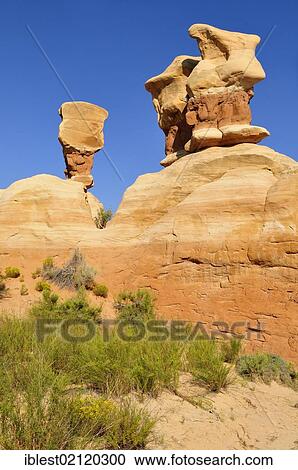 Hoodoos at Devils Garden, Grand Staircase Escalante National Monument, Utah, USA, North America View Large Photo Image Stock Image - Hoodoos at Devils Garden, Grand Staircase Escalante National Monument, Utah, USA, North America. Fotosearch