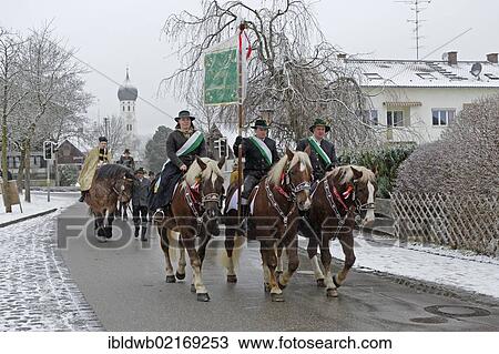 Horse ride on New Year's Eve, Gelting, Geretsried, Upper Bavaria, Bavaria, Germany, Europe View Large Photo Image Stock Image - Horse ride on New Year's Eve, Gelting, Geretsried, Upper Bavaria, Bavaria, Germany, Europe. Fotosearch