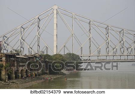 Howrah Bridge, 705 m, 1943, Kolkata, West Bengal, India, Asia View Large Photo Image Stock Photo - Howrah Bridge, 705 m, 1943, Kolkata, West Bengal, India, Asia. Fotosearch