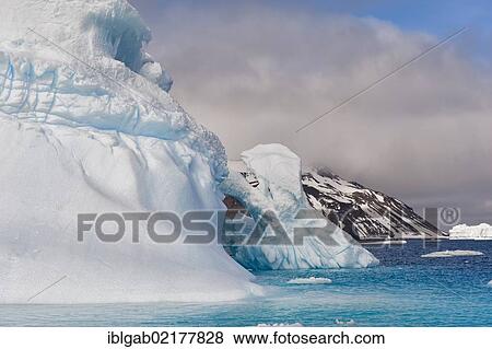 Stock Photo - Iceberg, Antarctic Sound, Antarctic Peninsula, Antarctica. Fotosearch