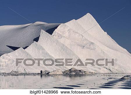 Icebergs with reflection in the Kangia Ice Fjord, Ilulissat, Jabobshavn, Greenland, North America View Large Photo Image Stock Photograph - Icebergs with reflection in the Kangia Ice Fjord, Ilulissat, Jabobshavn, Greenland, North America. Fotosearch