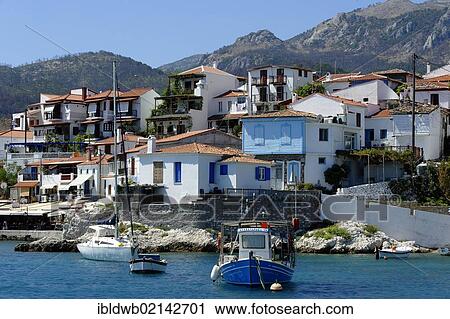 In the harbour of Kokkari, Samos island, southern Sporades, Aegean sea, Greece, Europe View Large Photo Image Stock Image - In the harbour of Kokkari, Samos island, southern Sporades, Aegean sea, Greece, Europe. Fotosearch