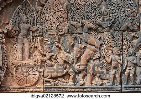 Indra, god of the sky, releasing rain in an attempt to extinguish the fire created by Agni, scene depicting Krishna and his brother Balarama surrounded by animals in a forest, part of the bas-reliefs of the east-facing pediment of the Northern... View Large Photo Image Stock Image - Indra, god of the sky, releasing rain in an attempt to extinguish the fire created by Agni, scene depicting Krishna and his brother Balarama surrounded by animals in a forest, part of the bas-reliefs of the east-facing pediment of the Northern.... Fotosearch
