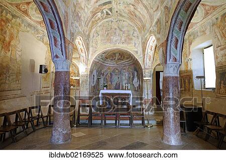 Interior with frescoes from 1490, church of the Holy Trinity, Hrastovlje in the Rizana Valley, Slovenia, Europe View Large Photo Image Stock Photography - Interior with frescoes from 1490, church of the Holy Trinity, Hrastovlje in the Rizana Valley, Slovenia, Europe. Fotosearch