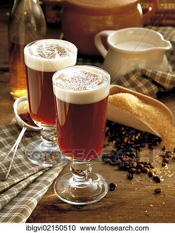 Irish coffee, Ireland, Europe View Large Photo Image Stock Image - Irish coffee, Ireland, Europe. Fotosearch
