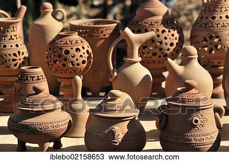 Jars, water vessels, pottery works, souvenirs, Trinidad, Cuba, Greater Antilles, Caribbean, Central America, America, North America View Large Photo Image Stock Image - Jars, water vessels, pottery works, souvenirs, Trinidad, Cuba, Greater Antilles, Caribbean, Central America, America, North America. Fotosearch