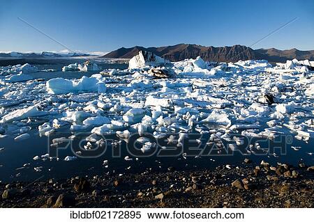 Joekulsárlón glacier lagoon, Vatnajoekull Glacier, Austurland, East Iceland, Iceland, Europe View Large Photo Image Stock Photography - Joekulsárlón glacier lagoon, Vatnajoekull Glacier, Austurland, East Iceland, Iceland, Europe. Fotosearch