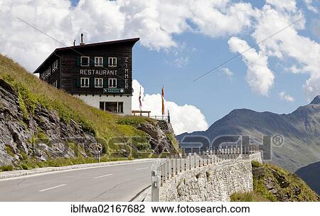 Stock Image - Karl Volkert House on Grossglockner High Alpine Road, Hohe Tauern National Park, Austria, Europe. Fotosearch