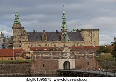Kronborg Slot or Kronborg Castle, Elsinore, Zealand, Denmark, Europe View Large Photo Image Stock Photography - Kronborg Slot or Kronborg Castle, Elsinore, Zealand, Denmark, Europe. Fotosearch