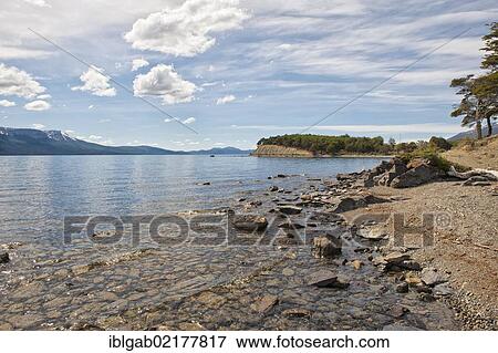 Lake Fagnano, Fireland, Patagonia, Argentina, South America View Large Photo Image Stock Photo - Lake Fagnano, Fireland, Patagonia, Argentina, South America. Fotosearch