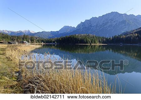 Lake Lautersee near Mittenwald, with Karwendelgebirge mountain range, Werdenfelser Land region, Upper Bavaria, Germany, Europe View Large Photo Image Stock Image - Lake Lautersee near Mittenwald, with Karwendelgebirge mountain range, Werdenfelser Land region, Upper Bavaria, Germany, Europe. Fotosearch