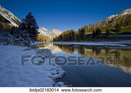 Lake Palpuogna, Berguen, Graubunden, Switzerland, Europe View Large Photo Image Picture - Lake Palpuogna, Berguen, Graubunden, Switzerland, Europe. Fotosearch