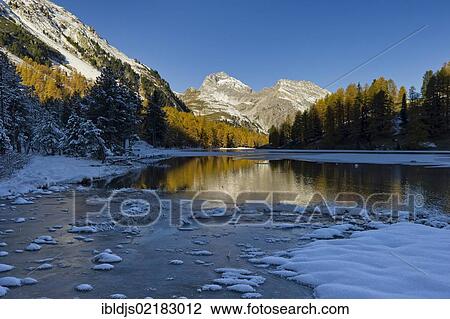 Lake Palpuogna, Berguen, Graubunden, Switzerland, Europe View Large Photo Image Stock Image - Lake Palpuogna, Berguen, Graubunden, Switzerland, Europe. Fotosearch