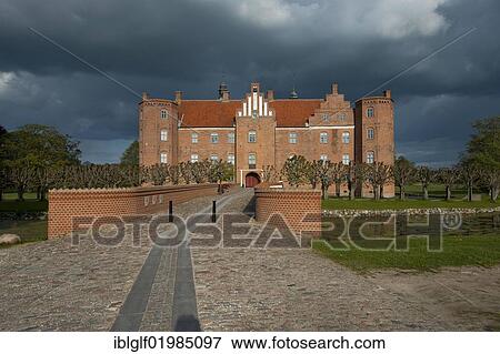 Stock Photo - Landbrugmuseum, Herrengaard Museum, Auning, Midtjylland region, Denmark, Europe, PublicGround, Europe. Fotosearch