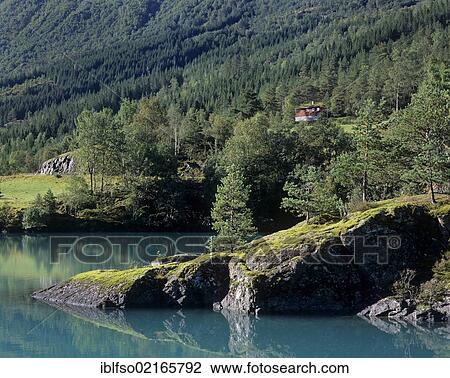 Landscape at Lake Lovatnet near Olden, Sogn og Fjordane, Norway, Scandinavia, Europe View Large Photo Image Stock Image - Landscape at Lake Lovatnet near Olden, Sogn og Fjordane, Norway, Scandinavia, Europe. Fotosearch