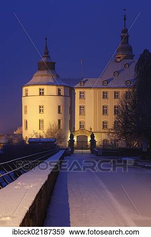 Stock Photo - Langenburg Castle, Hohenlohe, Baden-Wuerttemberg, Germany, Europe. Fotosearch