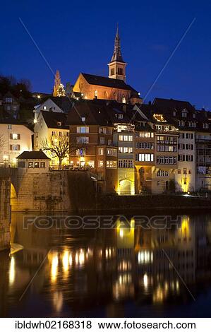 Laufenburg at night, Waldshut district, High Rhine, Black Forest, Baden-Wuerttemberg, Germany, Europe, PublicGround, Europe View Large Photo Image Stock Photo - Laufenburg at night, Waldshut district, High Rhine, Black Forest, Baden-Wuerttemberg, Germany, Europe, PublicGround, Europe. Fotosearch