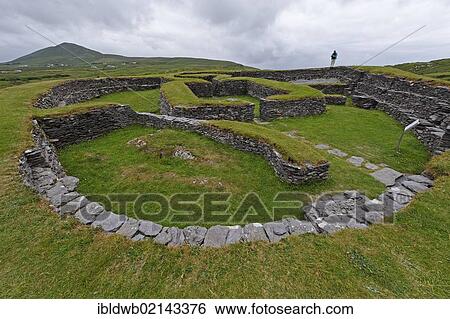 Leacanabulle Stone Fort near Cahersiveen, Ring of Kerry, County Kerry, Ireland, Europe View Large Photo Image Stock Photograph - Leacanabulle Stone Fort near Cahersiveen, Ring of Kerry, County Kerry, Ireland, Europe. Fotosearch