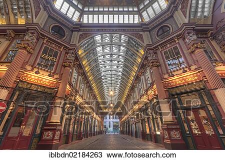 Leadenhall Market in London, England, United Kingdom, Europe View Large Photo Image Stock Image - Leadenhall Market in London, England, United Kingdom, Europe. Fotosearch