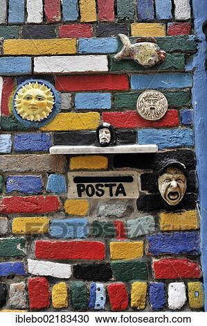 Letterbox, coloured facade, Burano Island, Venice, Veneto, Italy, Europe View Large Photo Image Stock Image - Letterbox, coloured facade, Burano Island, Venice, Veneto, Italy, Europe. Fotosearch