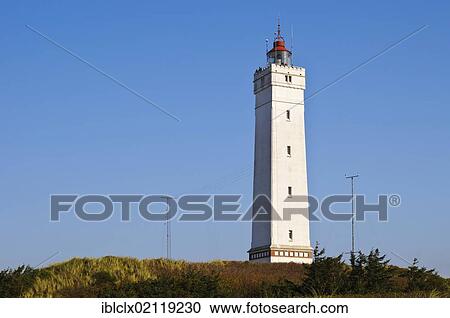 Lighthouse of Blåvandshuk near Blavand, Jutland, Denmark, Europe View Large Photo Image Stock Image - Lighthouse of Blåvandshuk near Blavand, Jutland, Denmark, Europe. Fotosearch