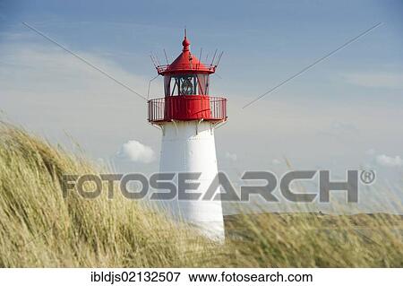 List-West Lighthouse, Ellenbogen, List, Sylt, Schleswig-Holstein, Germany, Europe View Large Photo Image Stock Photo - List-West Lighthouse, Ellenbogen, List, Sylt, Schleswig-Holstein, Germany, Europe. Fotosearch
