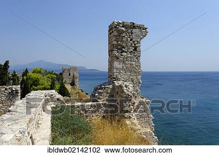 Logothetis Castle with Metamorphosis Church in the port city of Pythagorio, Samos Island, Aegean Sea, southern Sporades islands, Greece, Europe View Large Photo Image Stock Image - Logothetis Castle with Metamorphosis Church in the port city of Pythagorio, Samos Island, Aegean Sea, southern Sporades islands, Greece, Europe. Fotosearch