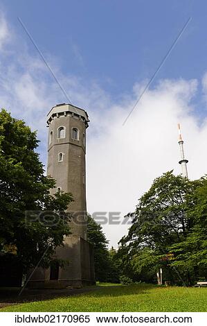 Stock Photography - Ludwigsturm, Ludwig's Tower, Donnersberg Mountain, North Palatine, Rhineland-Palatinate, Germany, Europe. Fotosearch