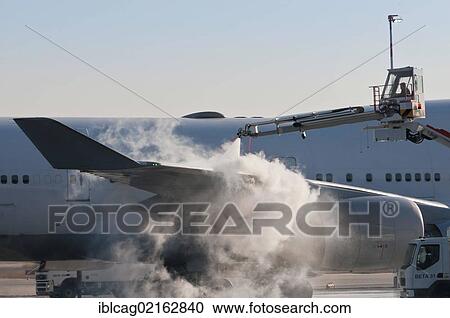 Lufthansa Boeing 747-430M being de-iced at Frankfurt Airport, Hesse, Germany, Europe, PublicGround, Europe View Large Photo Image Stock Image - Lufthansa Boeing 747-430M being de-iced at Frankfurt Airport, Hesse, Germany, Europe, PublicGround, Europe. Fotosearch