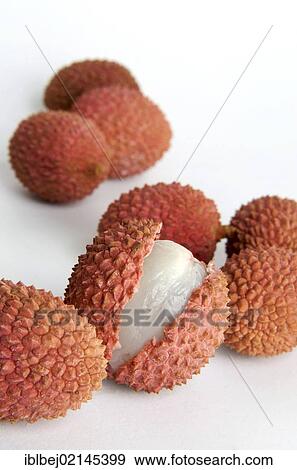Lychees (Litchi chinensis) View Large Photo Image Stock Photo - Lychees (Litchi chinensis). Fotosearch