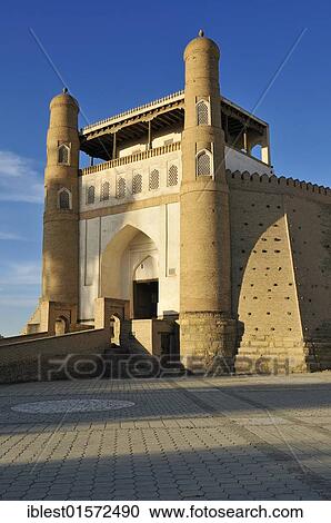 Main entrance gate of Ark fortress in Bukhara, Buchara, Silk Road, Unesco World Heritage Site, Uzbekistan, Central Asia, Asia View Large Photo Image Stock Image - Main entrance gate of Ark fortress in Bukhara, Buchara, Silk Road, Unesco World Heritage Site, Uzbekistan, Central Asia, Asia. Fotosearch