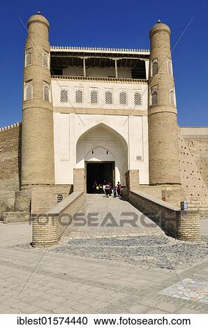 Main entrance gate of Ark fortress in Bukhara, Buchara, Silk Road, Unesco World Heritage Site, Uzbekistan, Central Asia, Asia View Large Photo Image Stock Image - Main entrance gate of Ark fortress in Bukhara, Buchara, Silk Road, Unesco World Heritage Site, Uzbekistan, Central Asia, Asia. Fotosearch